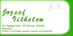 jozsef vilhelem business card